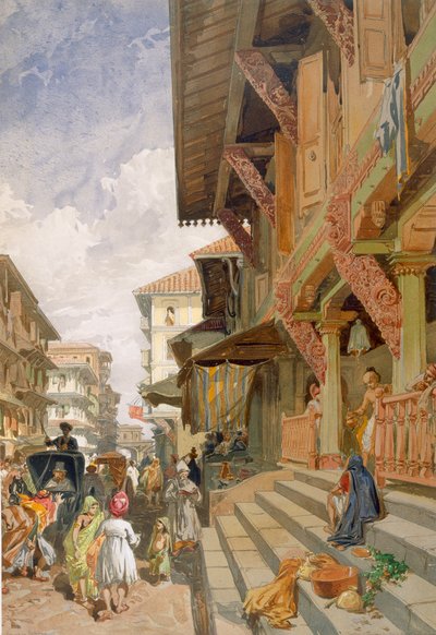 Calle en Bombay, de 